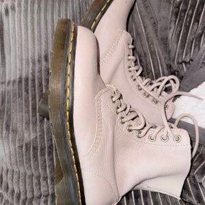 Dr. Martens Cream Combat Boots